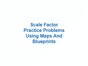 Solving Scale Problems with Maps and Blueprints